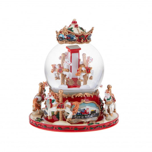 CARILLON SFERA BRANDANI | in resina | Ø15x19cm - | Adele Chérie - articoli da regalo e bomboniere