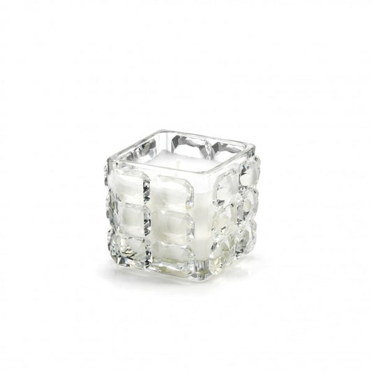 CANDELA CRYSTAL DIAMOND DEBORA CARLUCCI | in cristallo | 7x7cm - | Adele Chérie - articoli da regalo e bomboniere