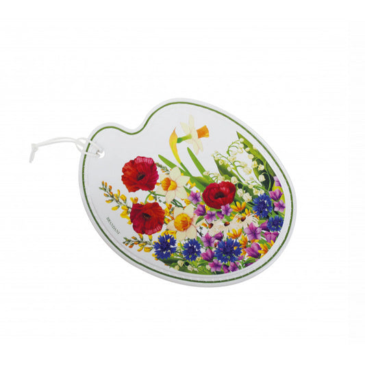 DECORAZIONE FIORI DI CAMPO BRANDANI | in sughero e ceramica | 25x20cm