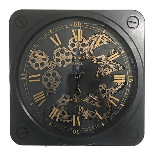OROLOGIO PARETE ENGRENAGE BIZZOTTO | in acciaio | 49x49cm