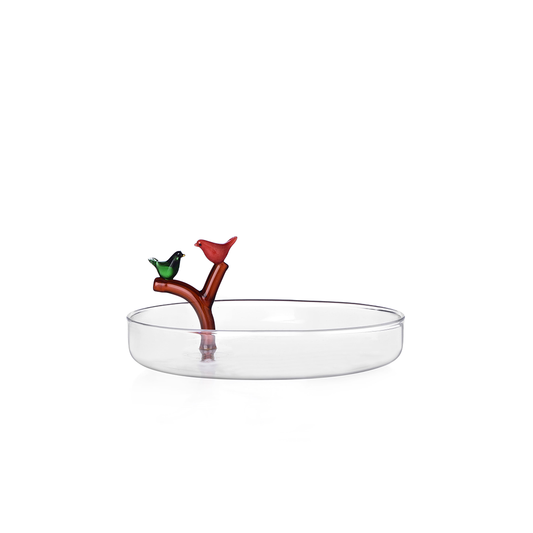 PIATTINO UCCELLINI ICHENDORF MILANO | in vetro borosilicato