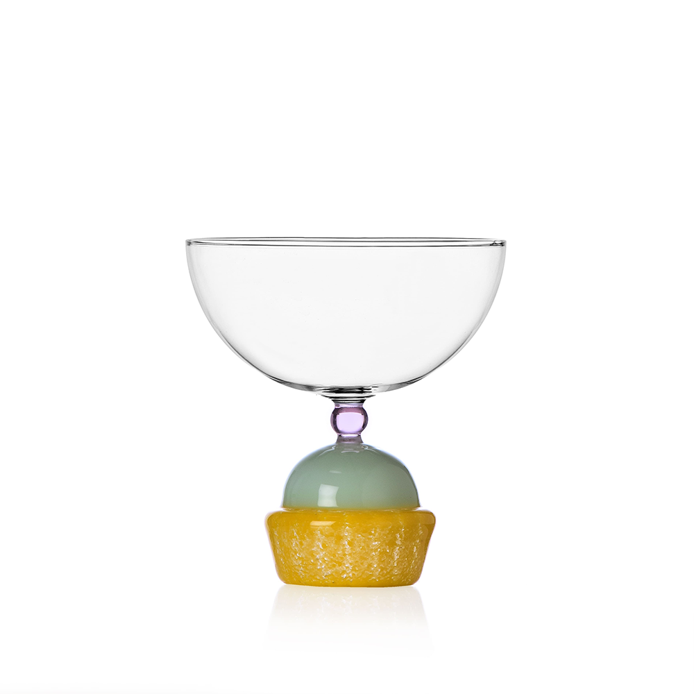 COPPETTA PASTICCINO VERDE OPACO SWEET AND CANDY ICHENDORF MILANO - in vetro borosilicato | Adele Chérie