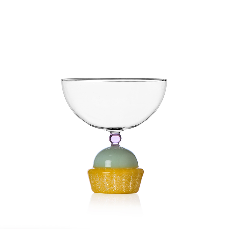 COPPETTA PASTICCINO VERDE OPACO SWEET AND CANDY ICHENDORF MILANO - in vetro borosilicato | Adele Chérie