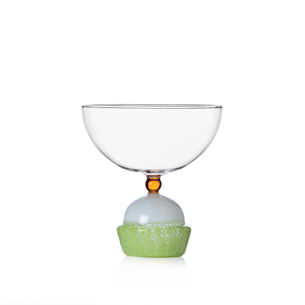 COPPETTA PASTICCINO BIANCO SWEET AND CANDY ICHENDORF MILANO - in vetro borosilicato | Adele Chérie