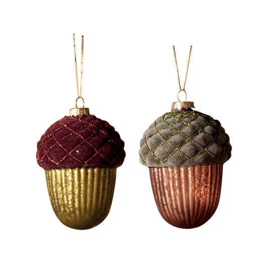 PENDAGLIO GHIANDA BRANDANI | in vetro | 2pz