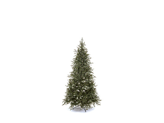 ALBERO ABETE GRAN MAIELLA BRUCO | effetto ghiaccio con pigne | varie misure