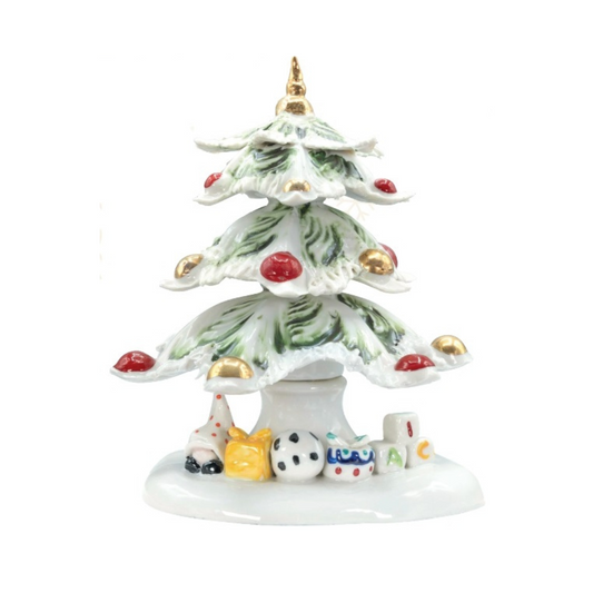 ALBERO DI NATALE SBORDONE PORCELLANE | in porcellana Capodimonte