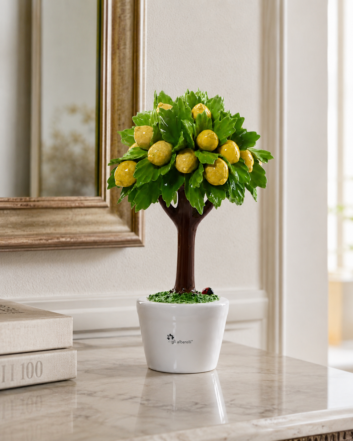 ALBERO LIMONE GLI ALBERELLI | in ceramica di Capodimonte | varie misure