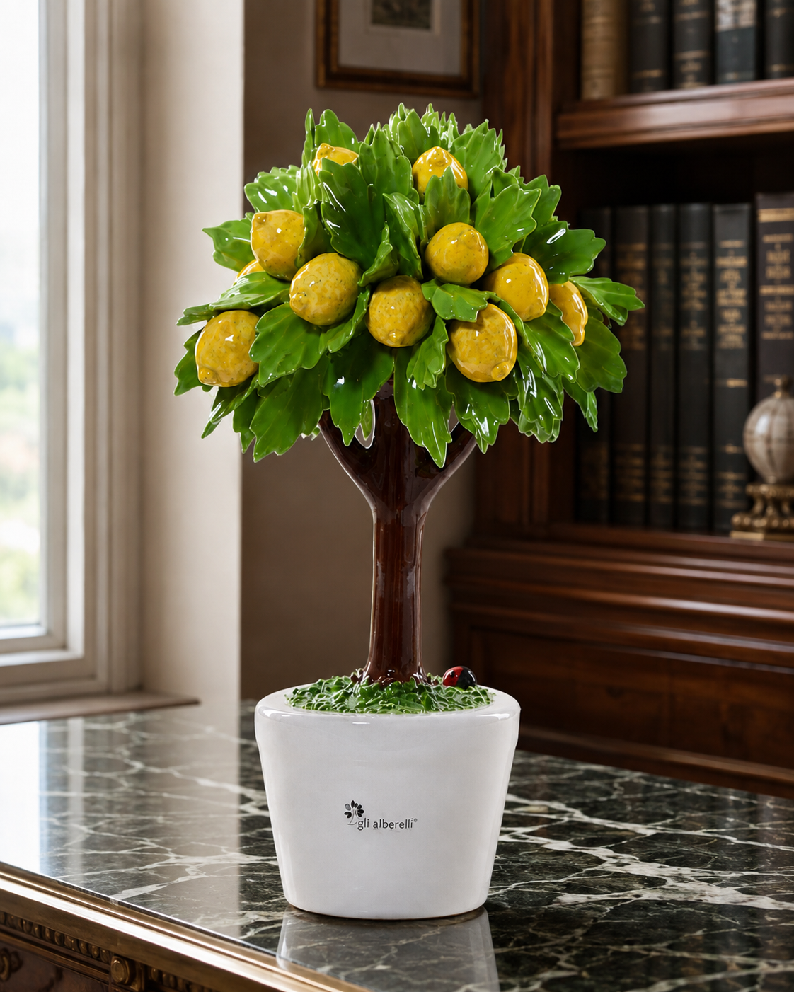 ALBERO LIMONE GLI ALBERELLI | in ceramica di Capodimonte | varie misure