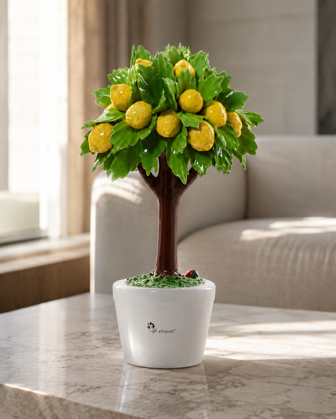 ALBERO LIMONE GLI ALBERELLI | in ceramica di Capodimonte | varie misure