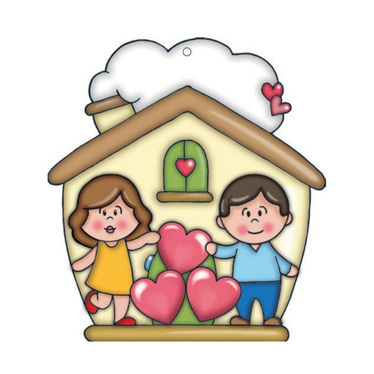 APPENDINO MOOD "CASETTA" ESTEGO | in resina pennarello incluso