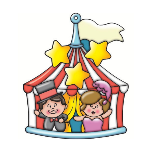 APPENDINO MOOD "CIRCO" ESTEGO | in resina pennarello incluso