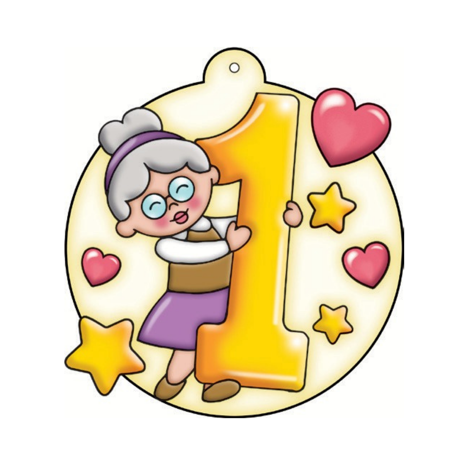 APPENDINO MOOD "NONNA" ESTEGO - in resina pennarello incluso | Adele Chérie