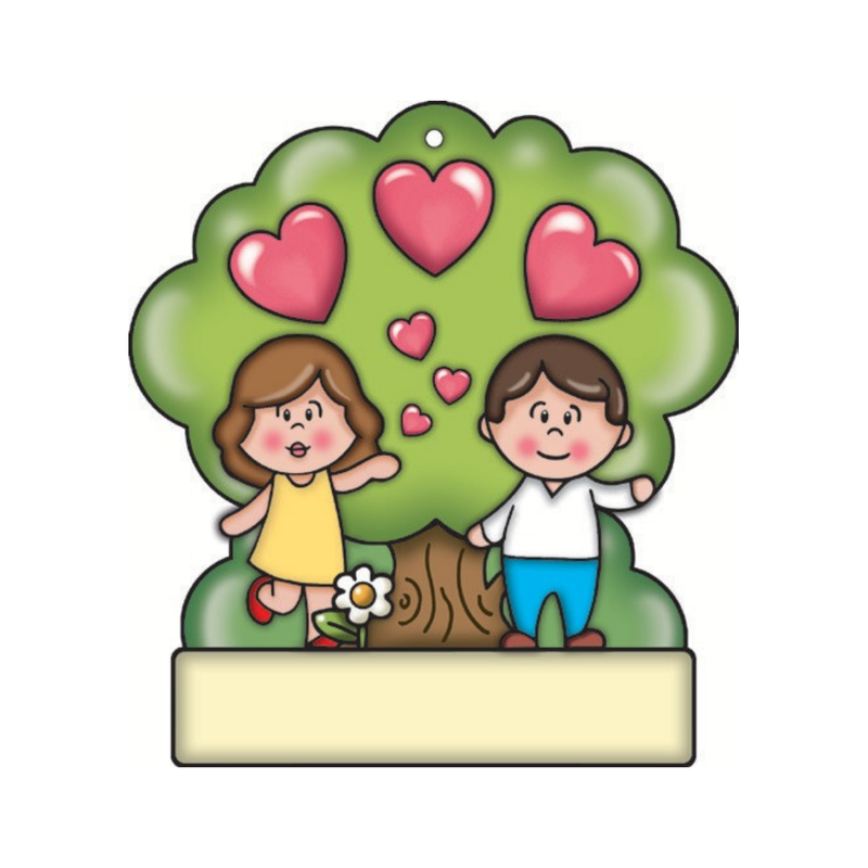 APPENDINO MOOD "ALBERO" ESTEGO - in resina pennarello incluso | Adele Chérie