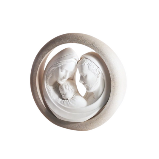 ATENA SACRA FAMIGLIA ANELLO DEBORA CARLUCCI | in resina | 12cm