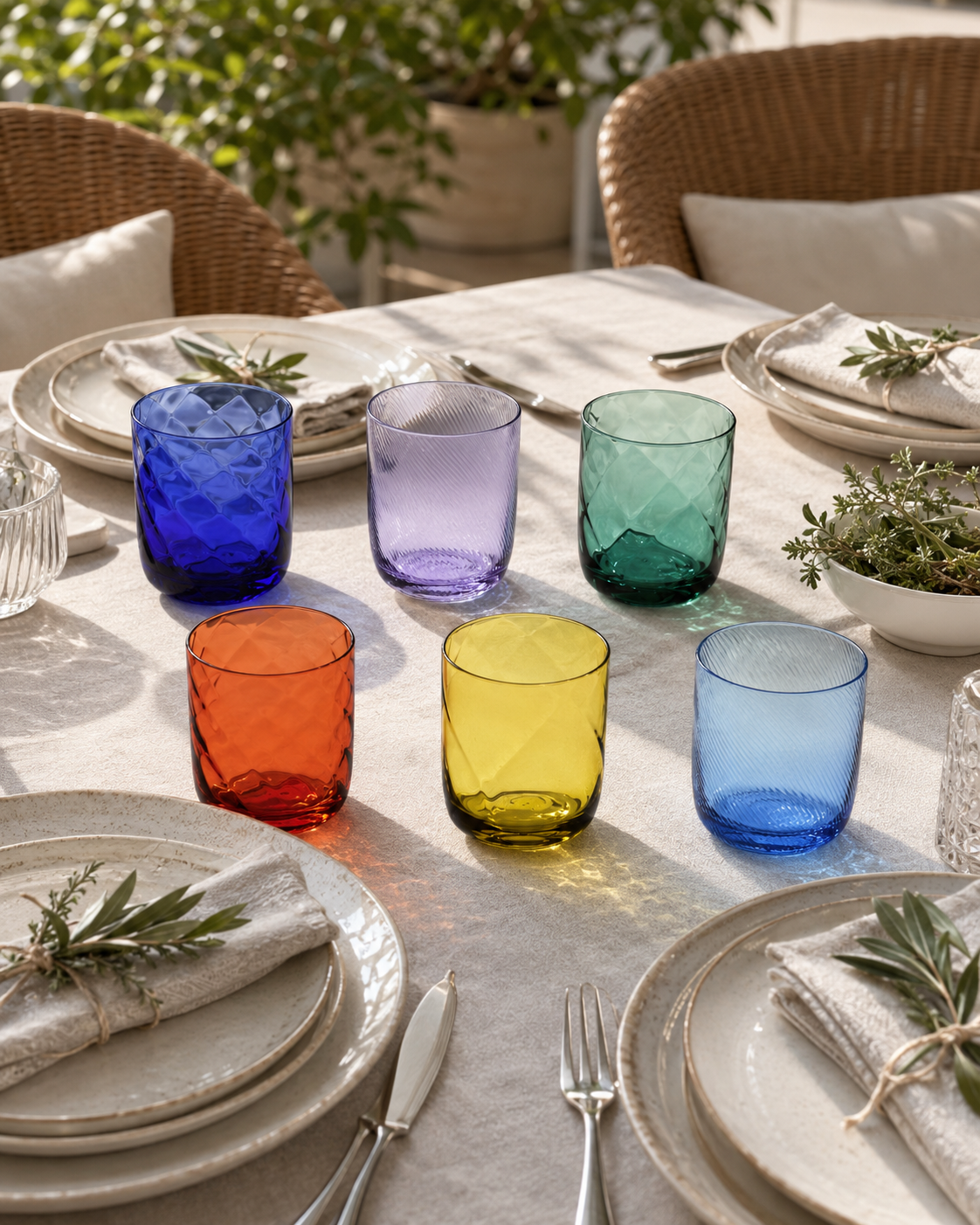 RIGA' GLASSES ICHENDORF MILAN | made of glass | 6pcs