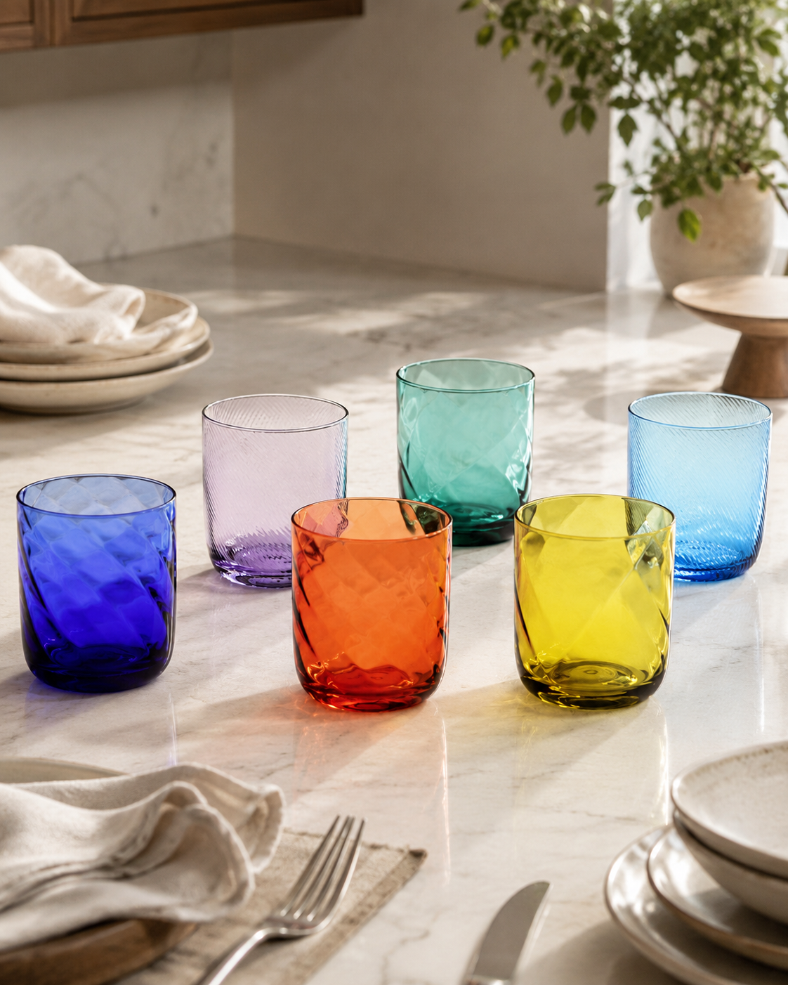 RIGA' GLASSES ICHENDORF MILAN | made of glass | 6pcs