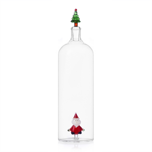 BOTTIGLIA BABBO NATALE CHRISTMAS TALES ICHENDORF MILANO | in vetro borosilicato