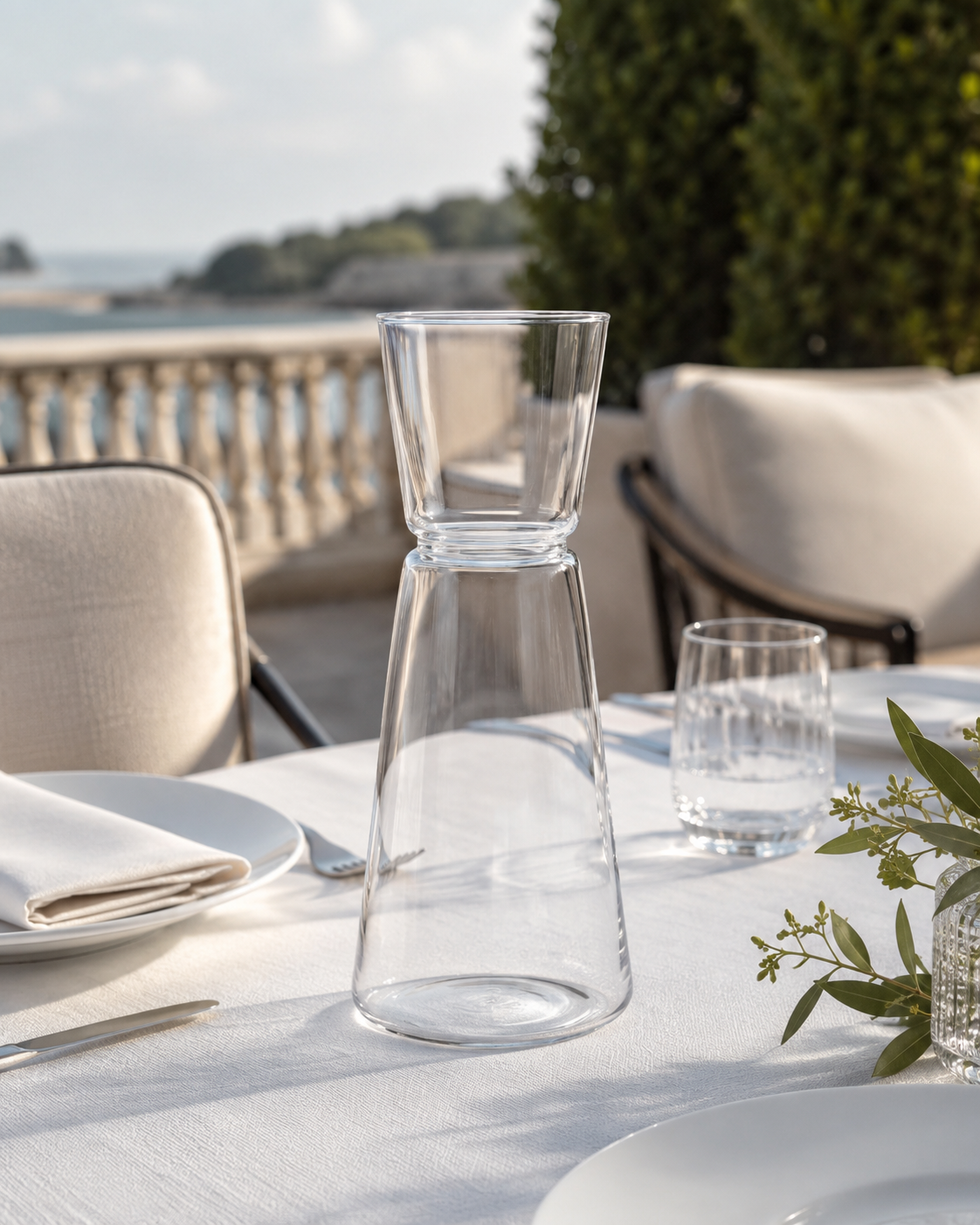HIGH RISE ICHENDORF MILANO JUG | in borosilicate glass