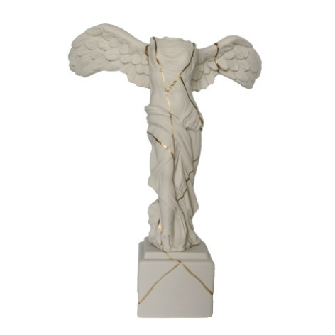 BUSTO NIKE GIAPPO SBORDONE PORCELLANE - in porcellana Capodimonte - 50cm | Adele Chérie