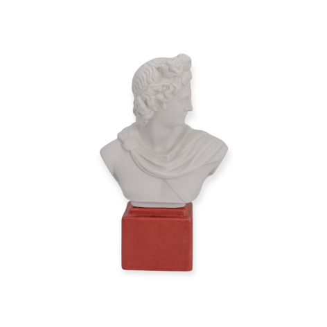 BUSTO APOLLO SBORDONE PORCELLANE | in porcellana Capodimonte | 20cm