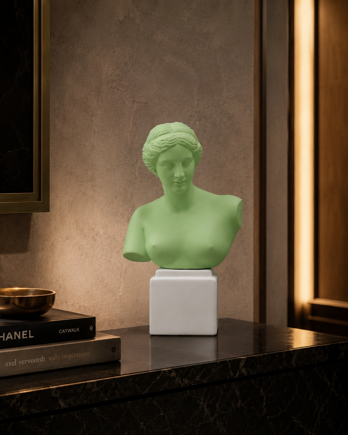 BUSTO DIANA SBORDONE PORCELLANE | in porcellana Capodimonte | 20cm