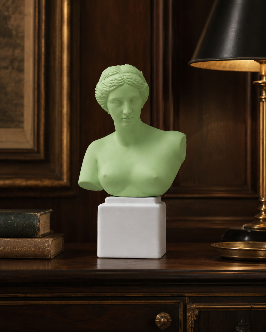 BUSTO DIANA SBORDONE PORCELLANE | in porcellana Capodimonte | 20cm