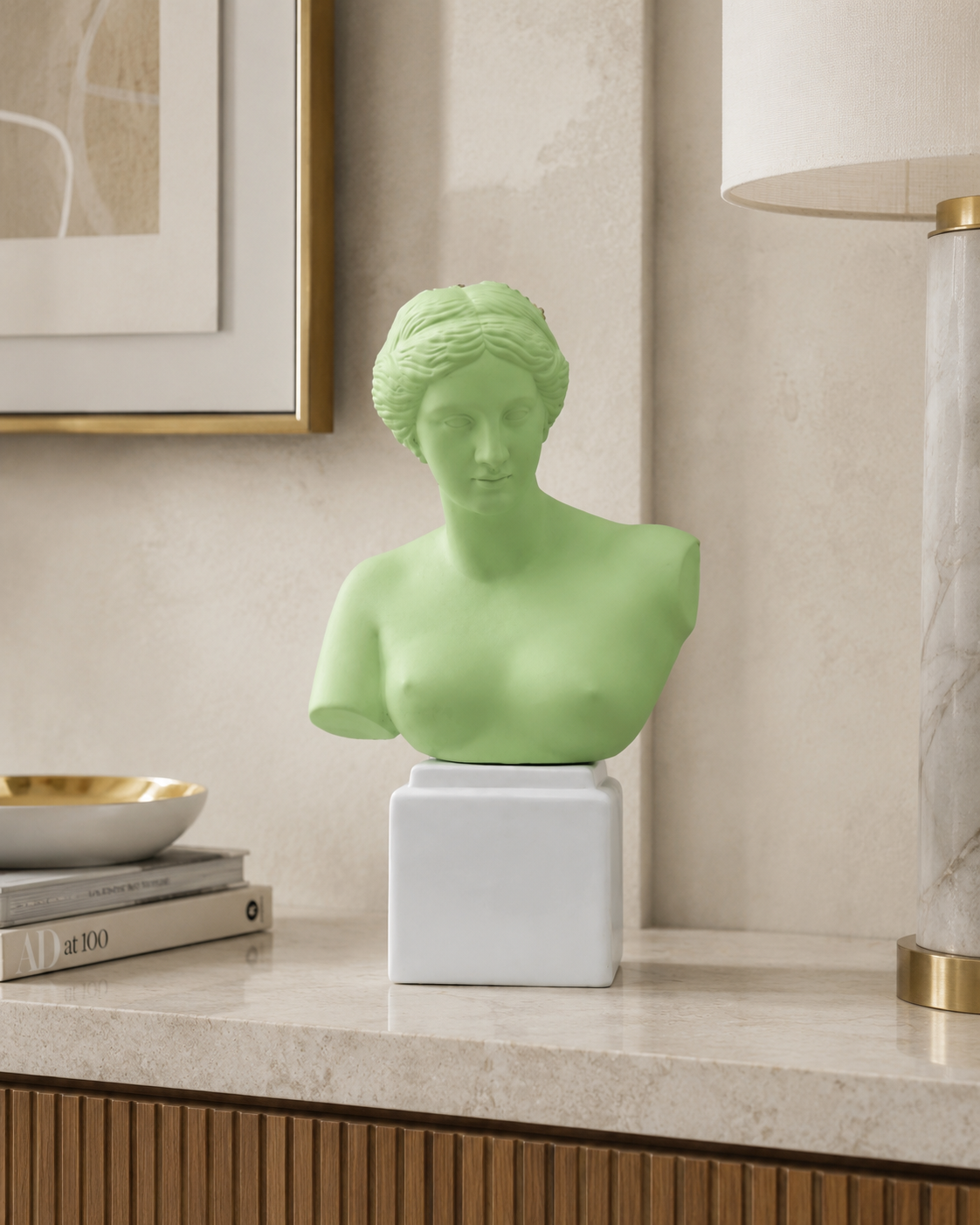 BUSTO DIANA SBORDONE PORCELLANE | in porcellana Capodimonte | 20cm