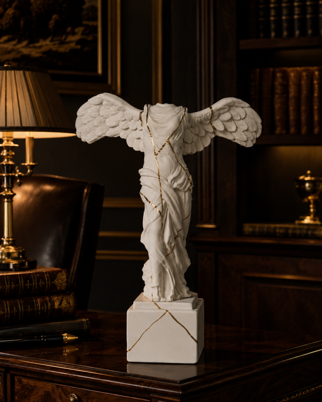 BUSTO NIKE GIAPPO SBORDONE PORCELLANE | in porcellana Capodimonte | 50cm