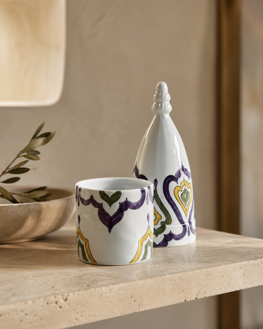BOTTIGIA MARRAKECH SOPHIE MARIAGE | in ceramica vari colori | 21cm