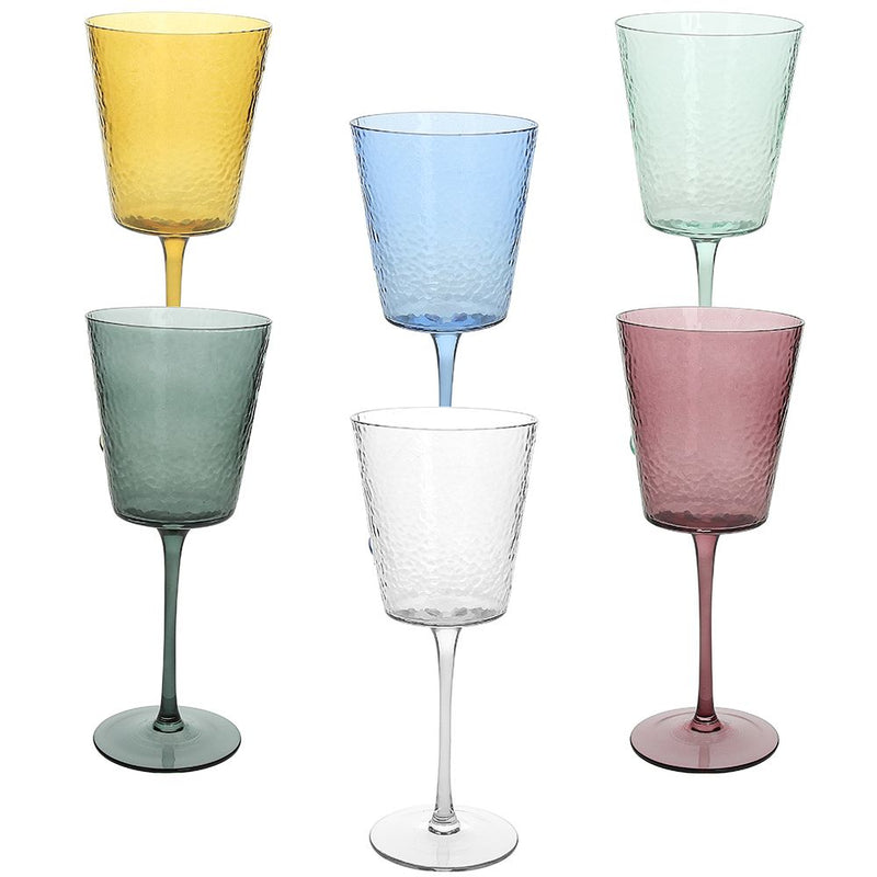 CALICI ALICE ANDREA FONTEBASSO - in vetro vari colori - 6pz | Adele Chérie