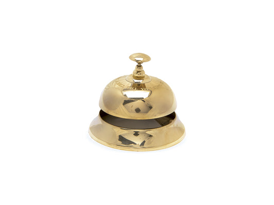 CAMPANELLO DA TAVOLO BRUCO | in metallo | Ø11x10cm