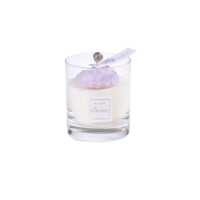 CANDELA CUORE LAGUNA VENEZIA - in vetro - 8cm | Adele Chérie