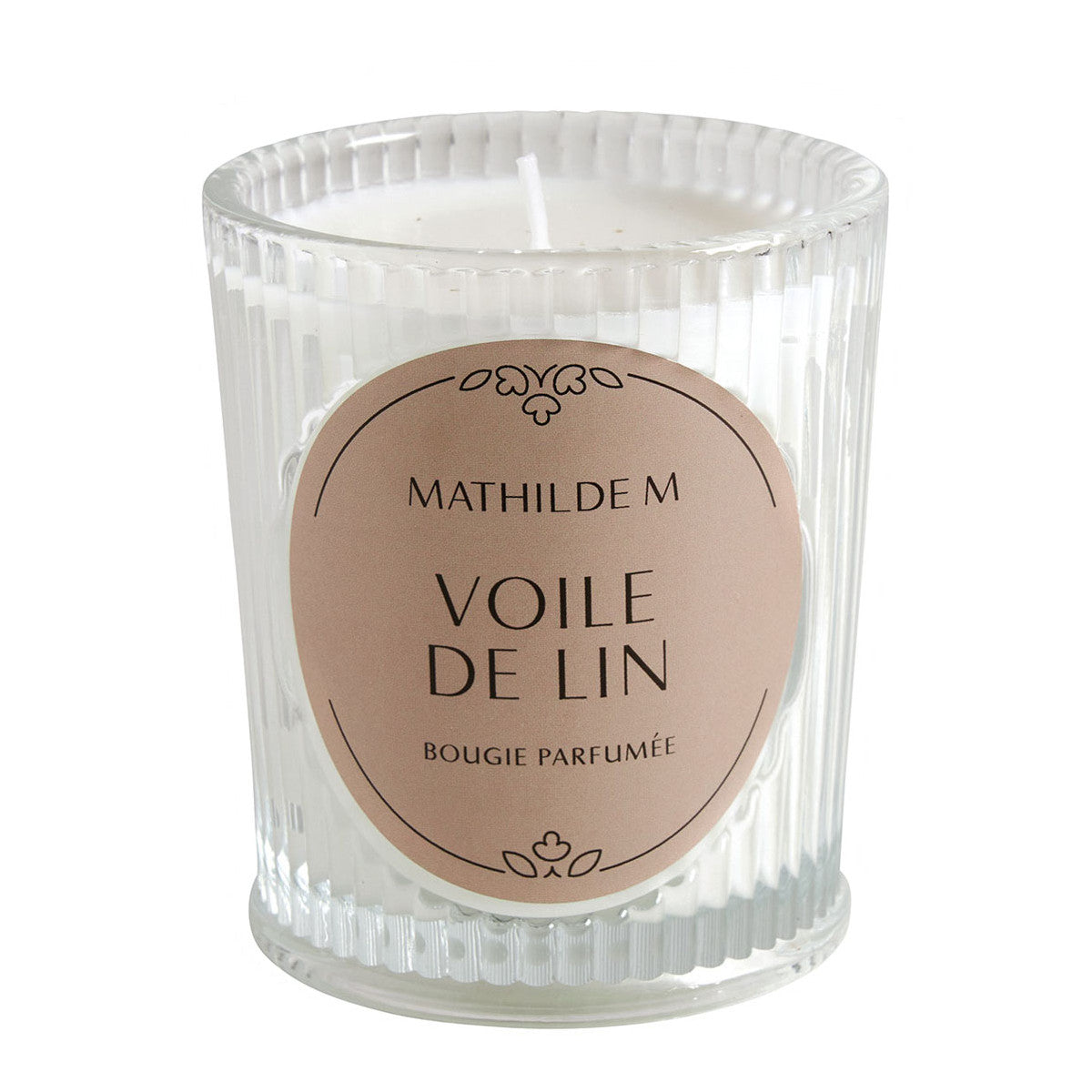 CANDELA PROFUMATA LES INTEMPORELLES MATHILDE M. - fragranza Voile de Lin - 145g - foto 3 | Adele Chérie