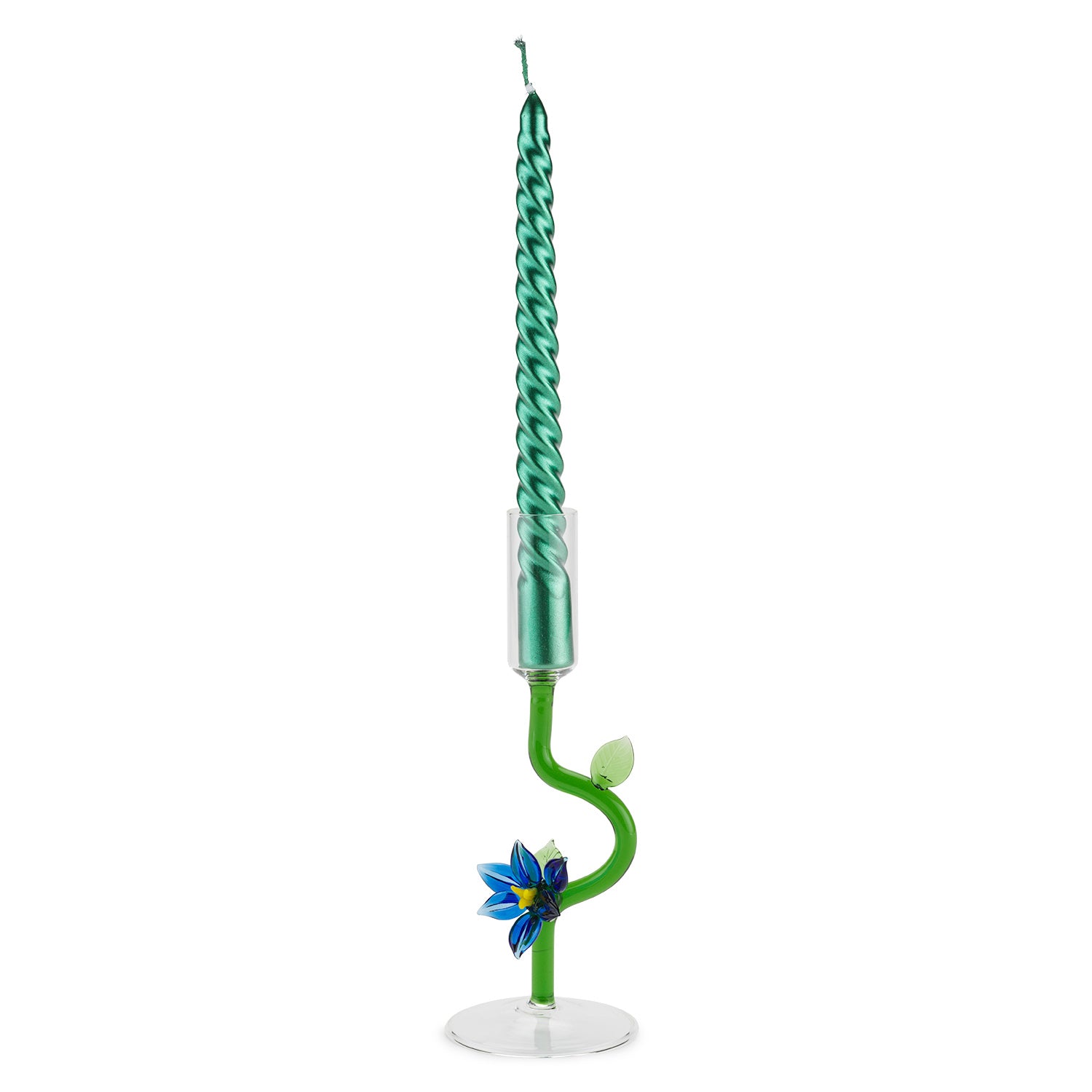 CANDELIERE FIORE HENRIETTE - in vetro - 19cm | Adele Chérie