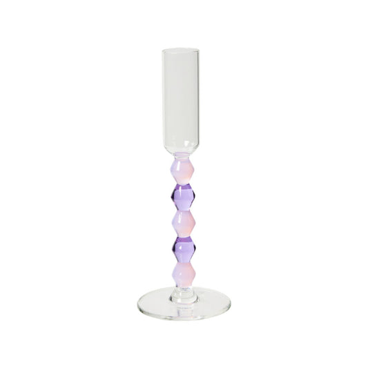 CANDELIERE TRASURE HENRIETTE | in vetro vari colori | 18cm