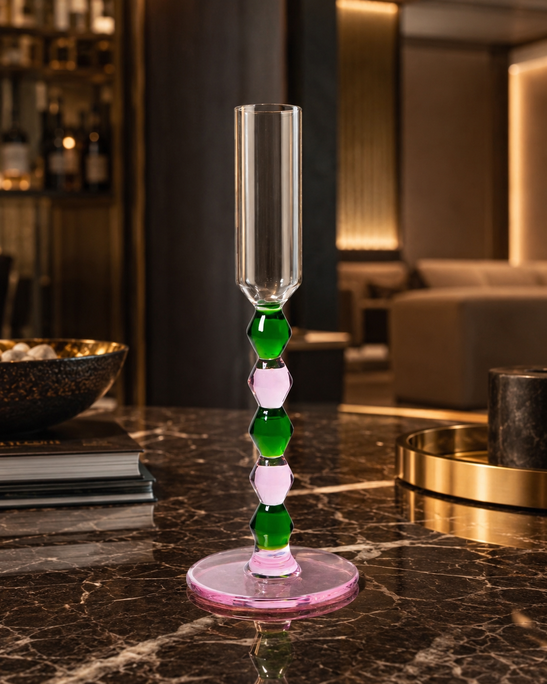 CANDELIERE TRASURE HENRIETTE | in vetro vari colori | 18cm