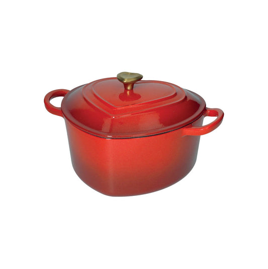 CASSERUOLA CUORE GLITTER BRANDANI | in ghisa | 4LT