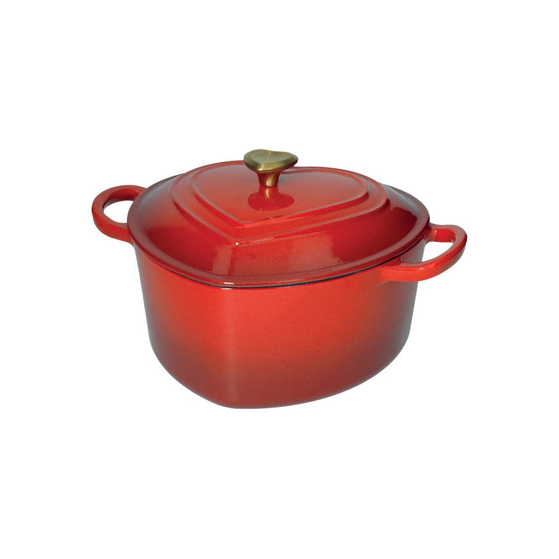 CASSERUOLA CUORE GLITTER BRANDANI | in ghisa | 4LT