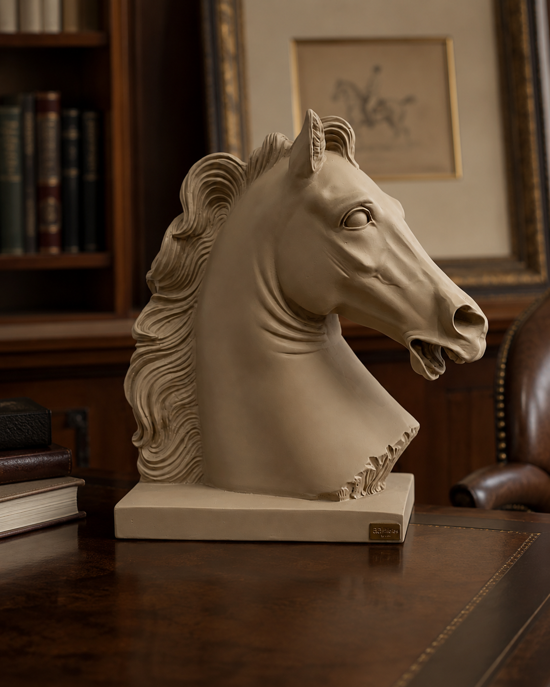 CAVALLO SABBIA CHIARAELA | in resina | 13,5x20cm