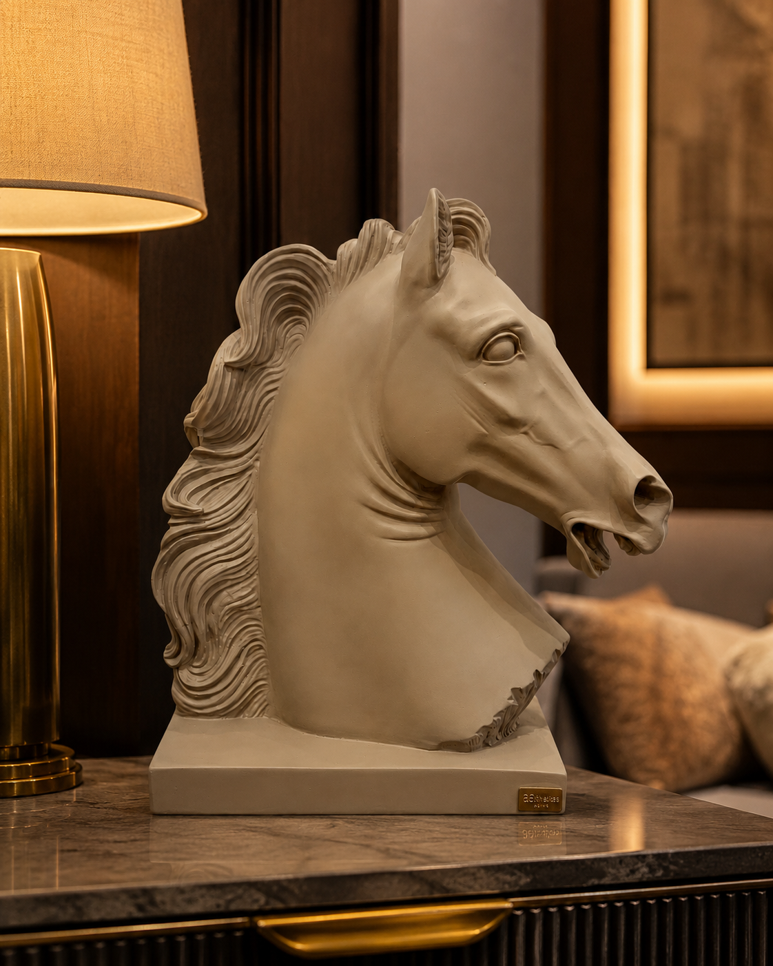 CAVALLO SABBIA CHIARAELA | in resina | 13,5x20cm
