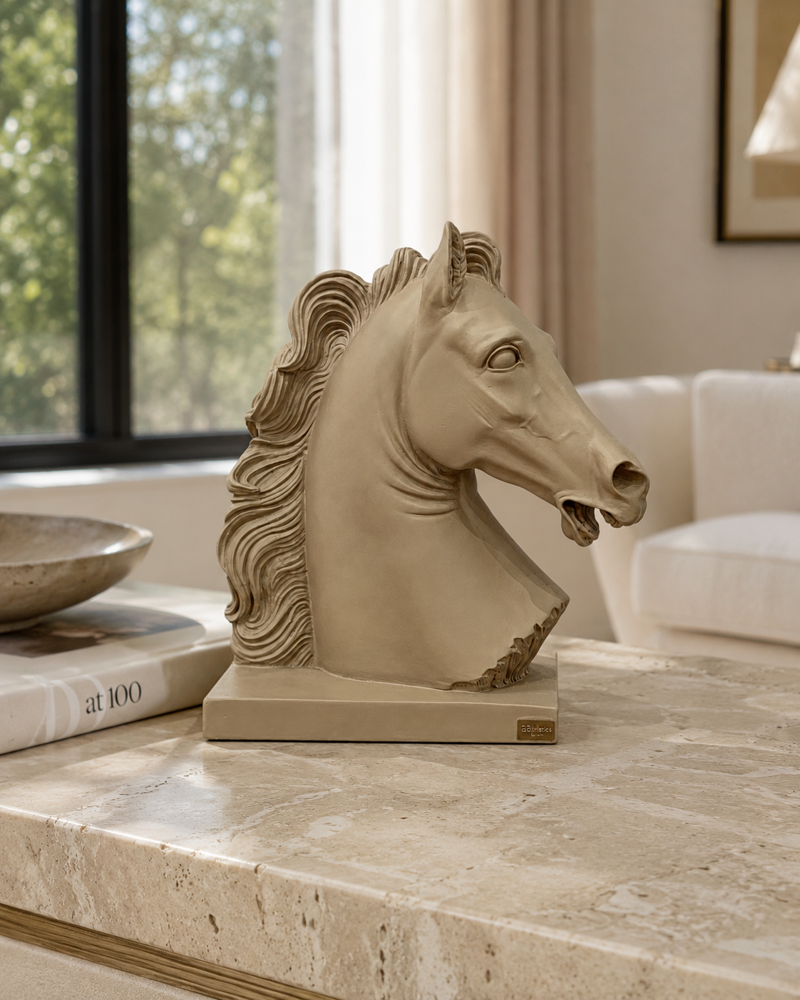 CAVALLO SABBIA CHIARAELA | in resina | 13,5x20cm