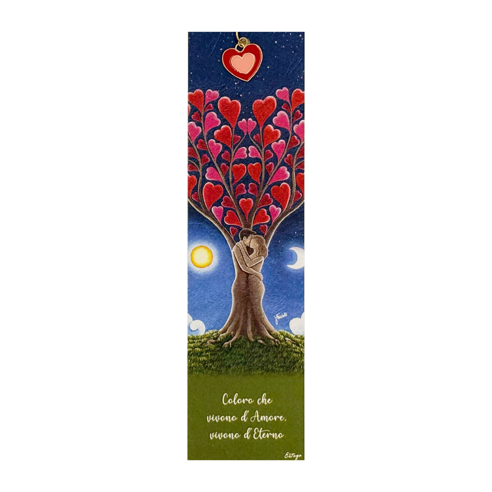 CHARM CON SEGNALIBRO "ALBERO DELL'AMORE" ESTEGO - 5x21cm | Adele Chérie