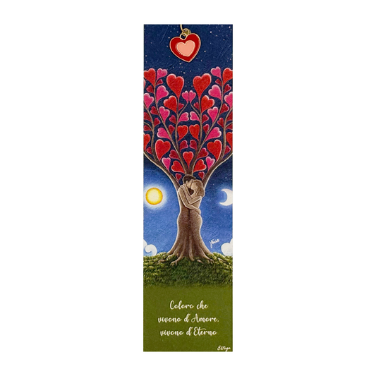 CHARM CON SEGNALIBRO "ALBERO DELL'AMORE" ESTEGO | 5x21cm
