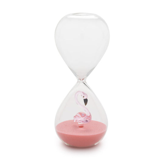 CLESSIDRA FENICOTTERO HENRIETTE | in vetro | 7x16cm