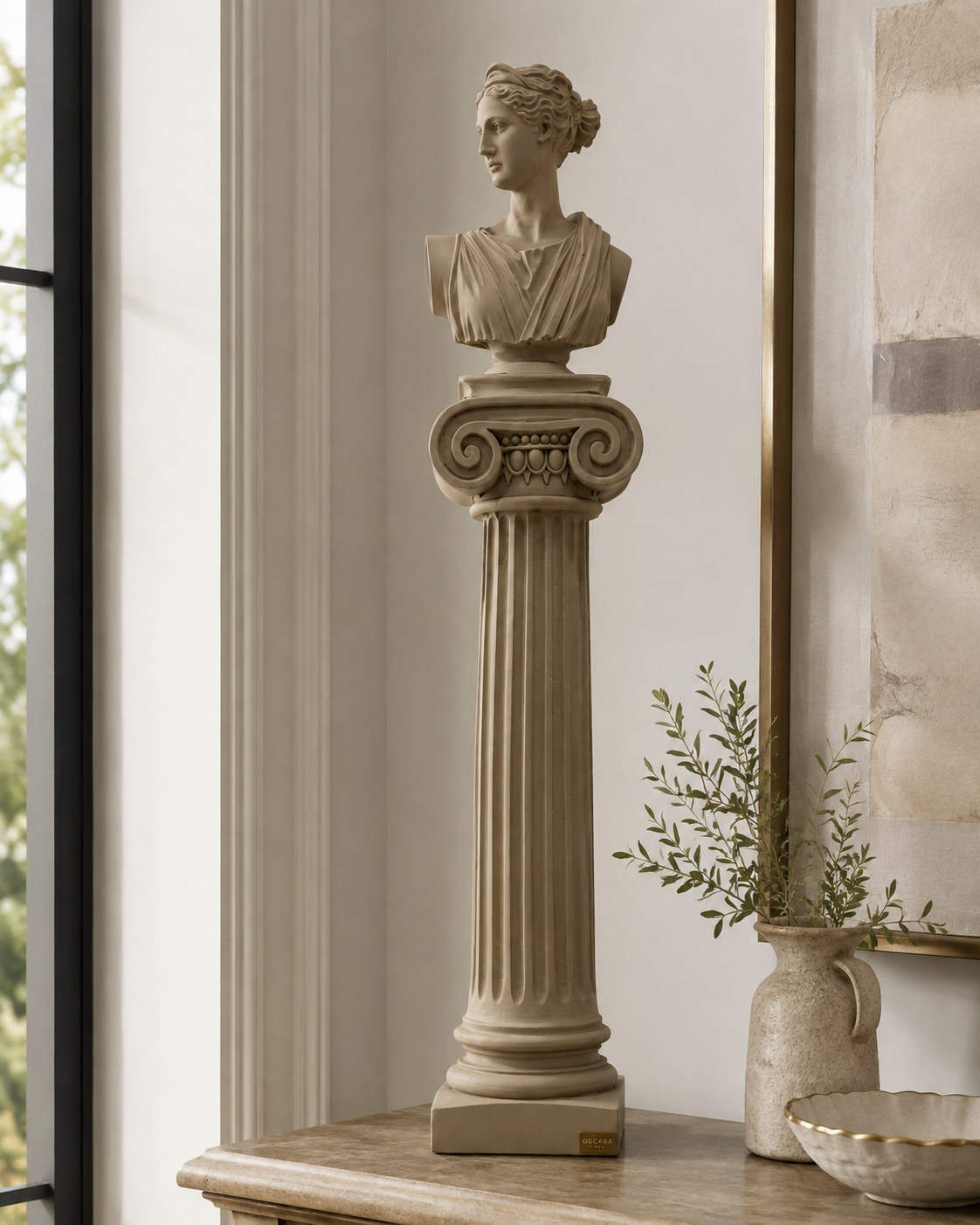 COLONNA IORICA ARTEMIDE SABBIA CHIARAELA | in resina | 7x39cm