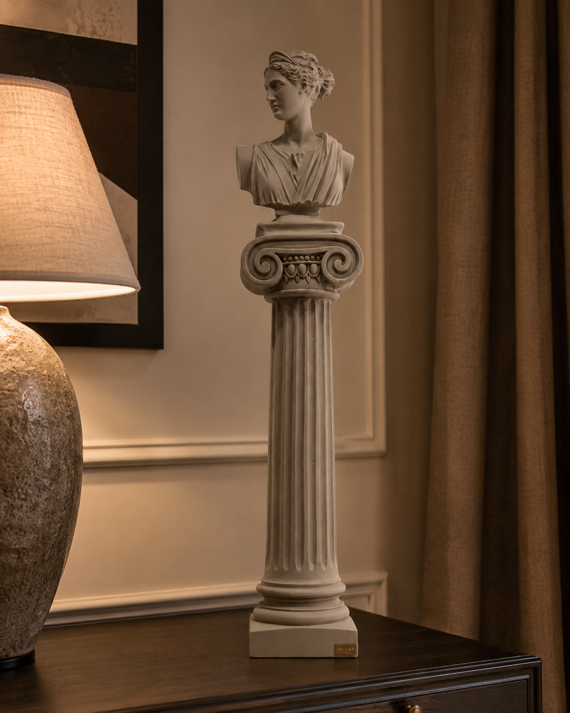 COLONNA IORICA ARTEMIDE SABBIA CHIARAELA | in resina | 7x39cm