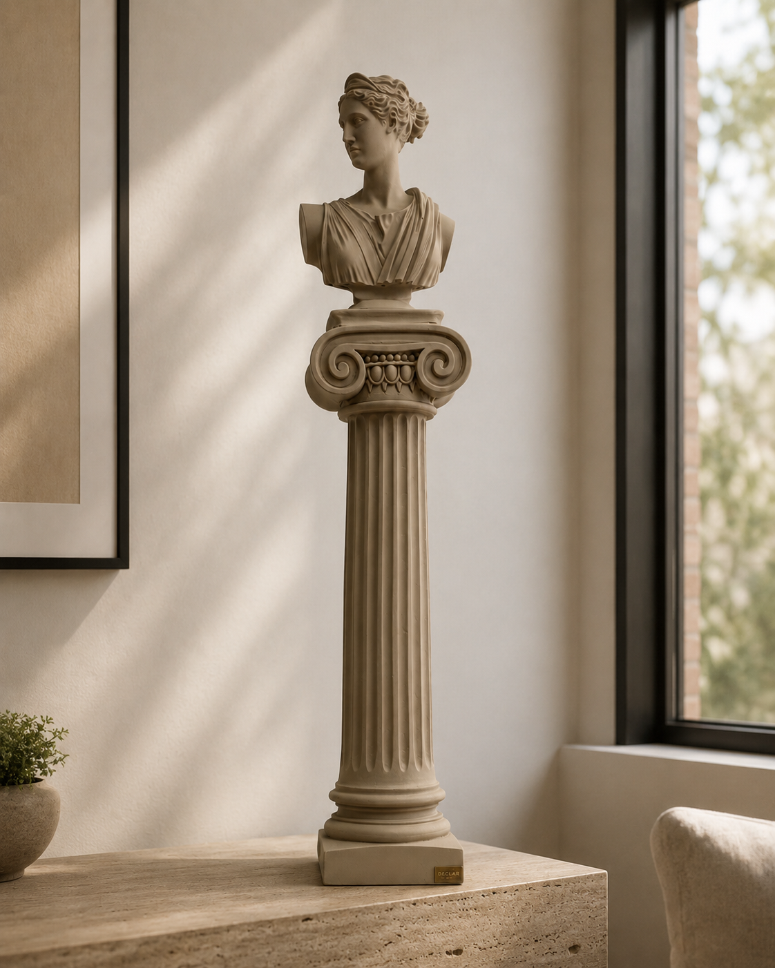 COLONNA IORICA ARTEMIDE SABBIA CHIARAELA | in resina | 7x39cm