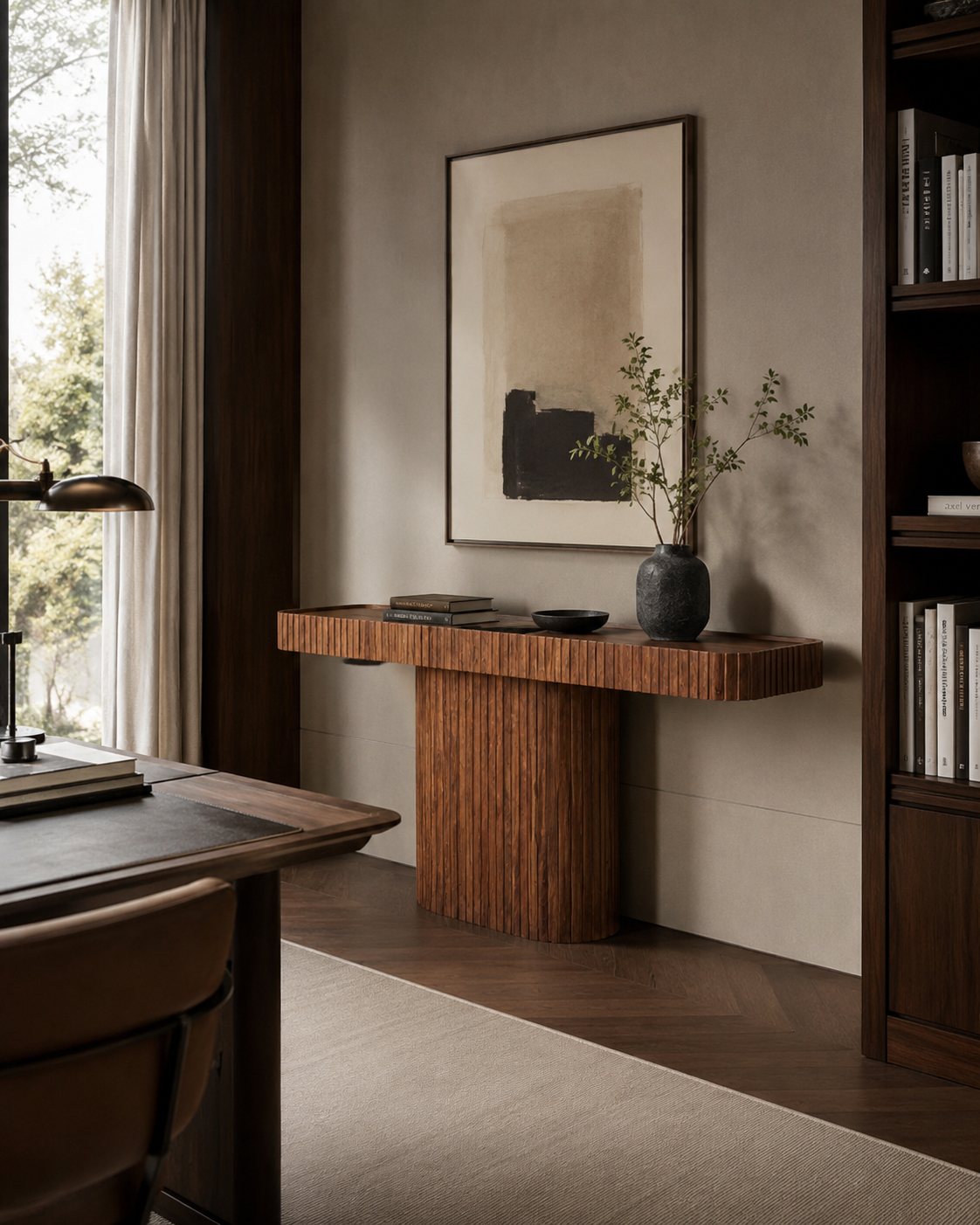 CONSOLLE KIOTO LIGHT&LIVING | in legno di acacia | 154x39x76cm