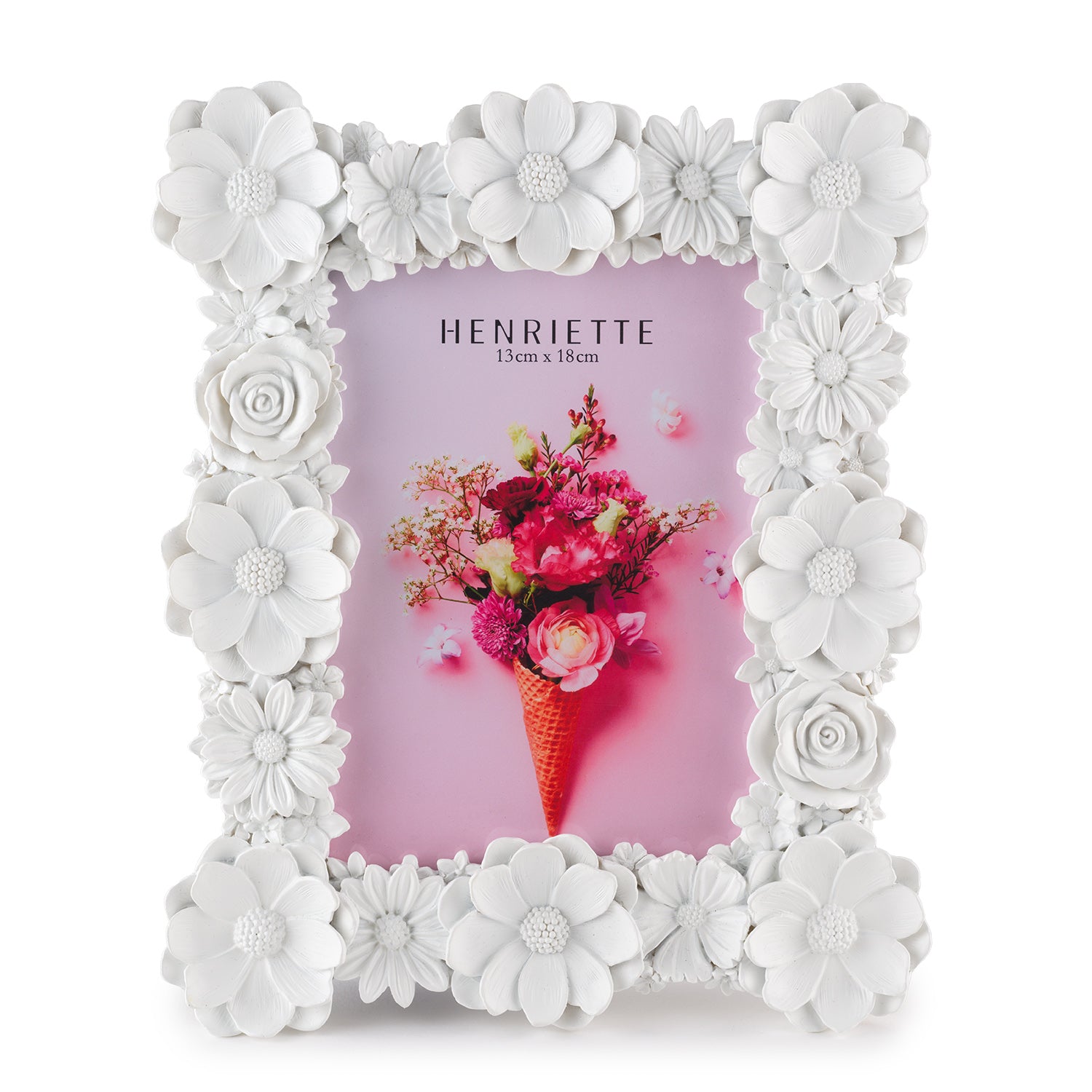 CORNICE FLOWERS HENRIETTE - in resina - varie misure | Adele Chérie
